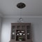 Ekena Millwork Attica PVC Medallion (Canopies up to 6 3/4"), 19"OD x 3 1/2"ID x 1"P, Universal Metallic Rustic Mist CMP19ATERU - alternate 10